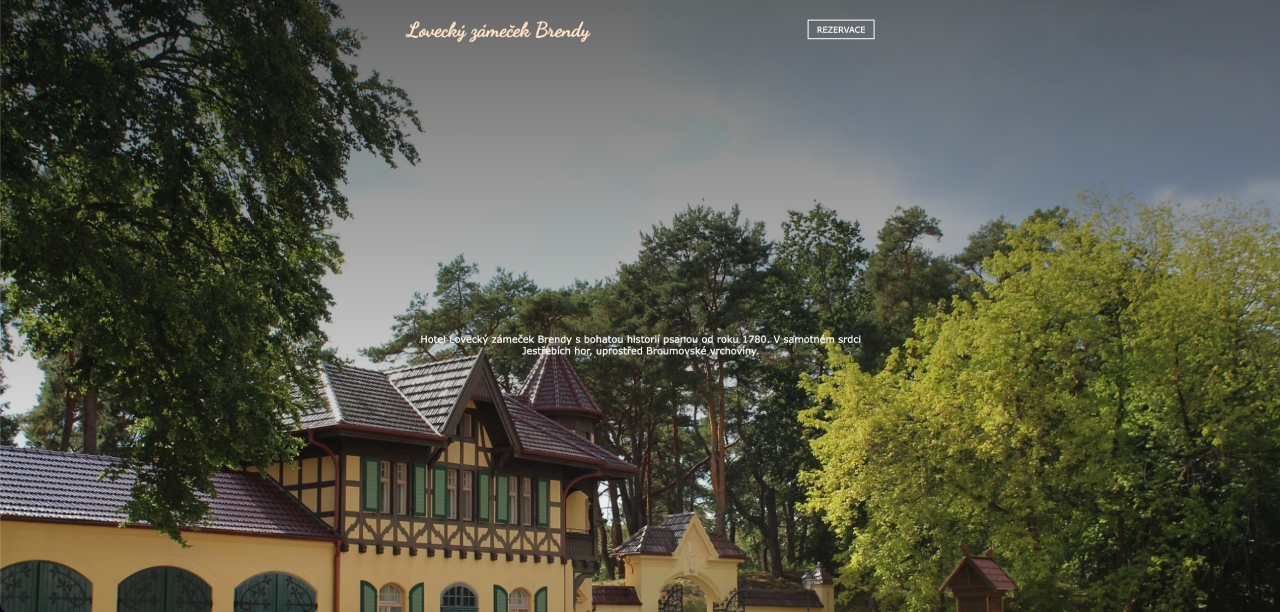 Náhled projektu Lovecký zámeček Brendy